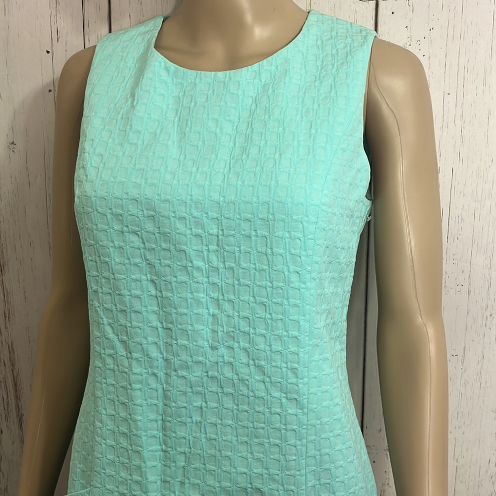Southern Tide Sheath Seafoam Green Sleeveless Dress With Front Pockets Size 0 - Picture 3 of 10